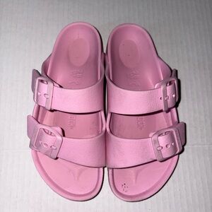 Pink Birkenstock EVA Sandals - Kids Size 10